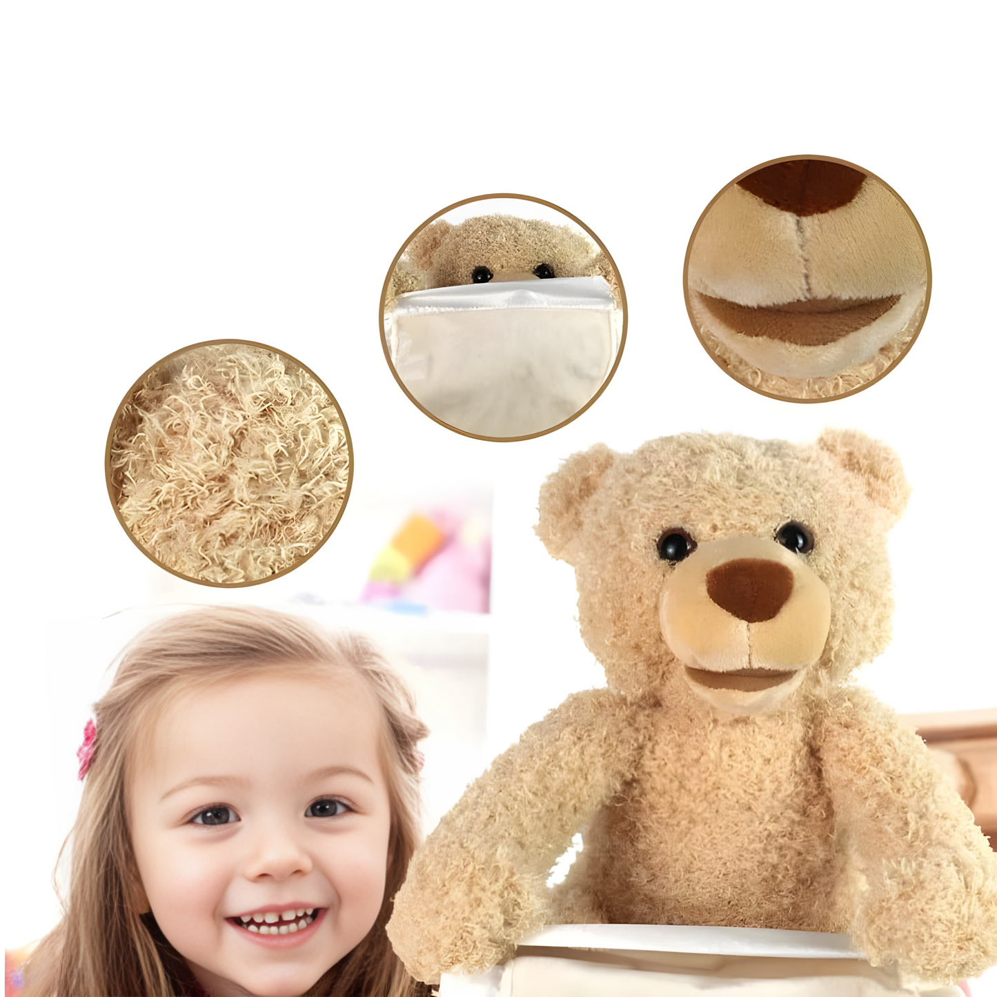 Kids Kingdom™ Peekaboo Teddy Bear