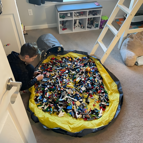 Kids Kingdom™ Play Mat With Basket